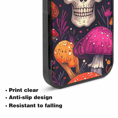 iPhone 15 Plus Case — Mushroom Skulls Custom, Unique Phone Case Design