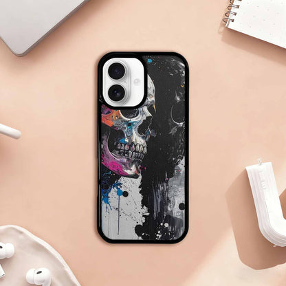 iPhone 17 Case — Skull Dark Art Gothic Print Gothic, Custom Designed Case Cover