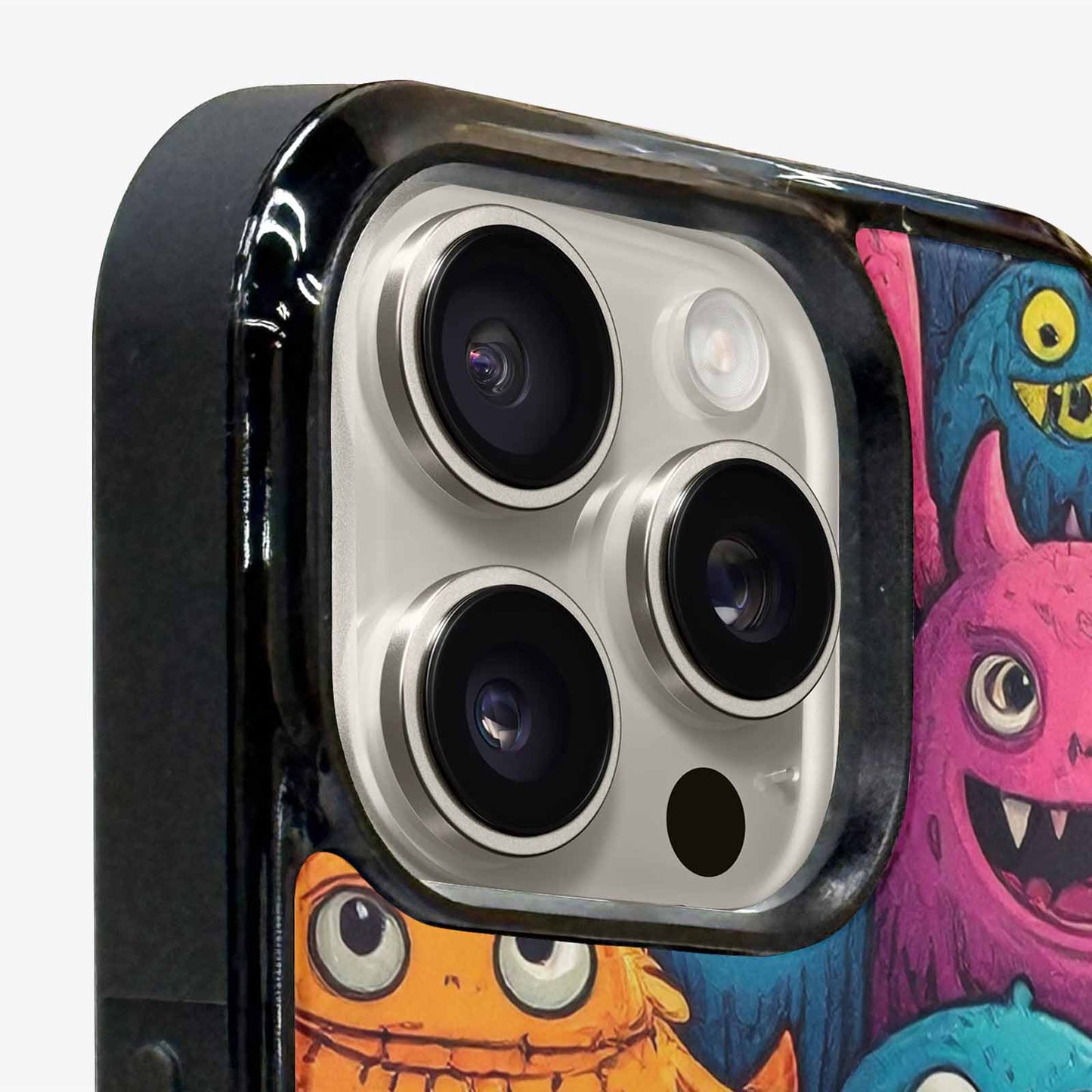 iPhone 16 Pro Case — Monsters General Cartoon Monst, Unique Phone Case Design