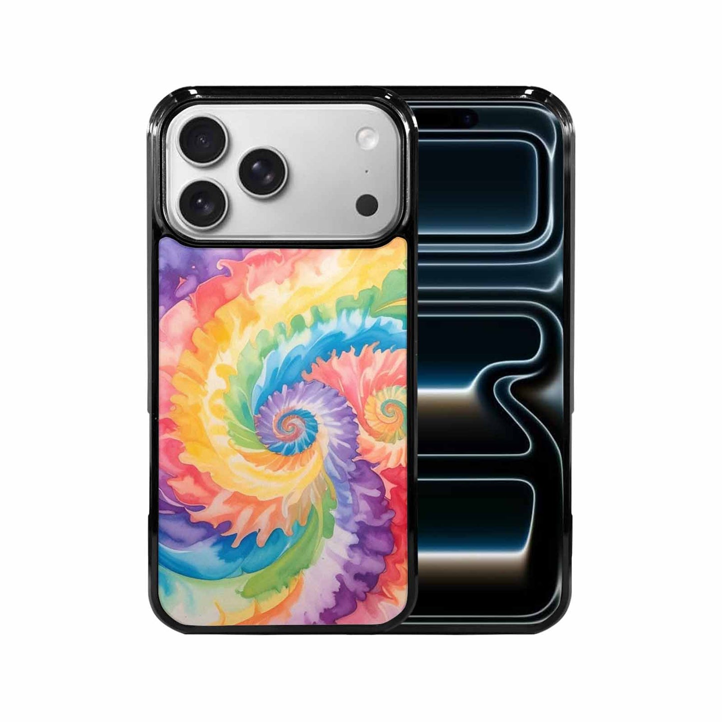 iPhone 17 Pro Max Case — Tie Dye Swirls Tie Dye, Unique Phone Case Design