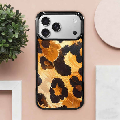iPhone 17 Pro Max Case — Leopard Soft Airbrush Gradient Animal Print, Unique Phone Case Design
