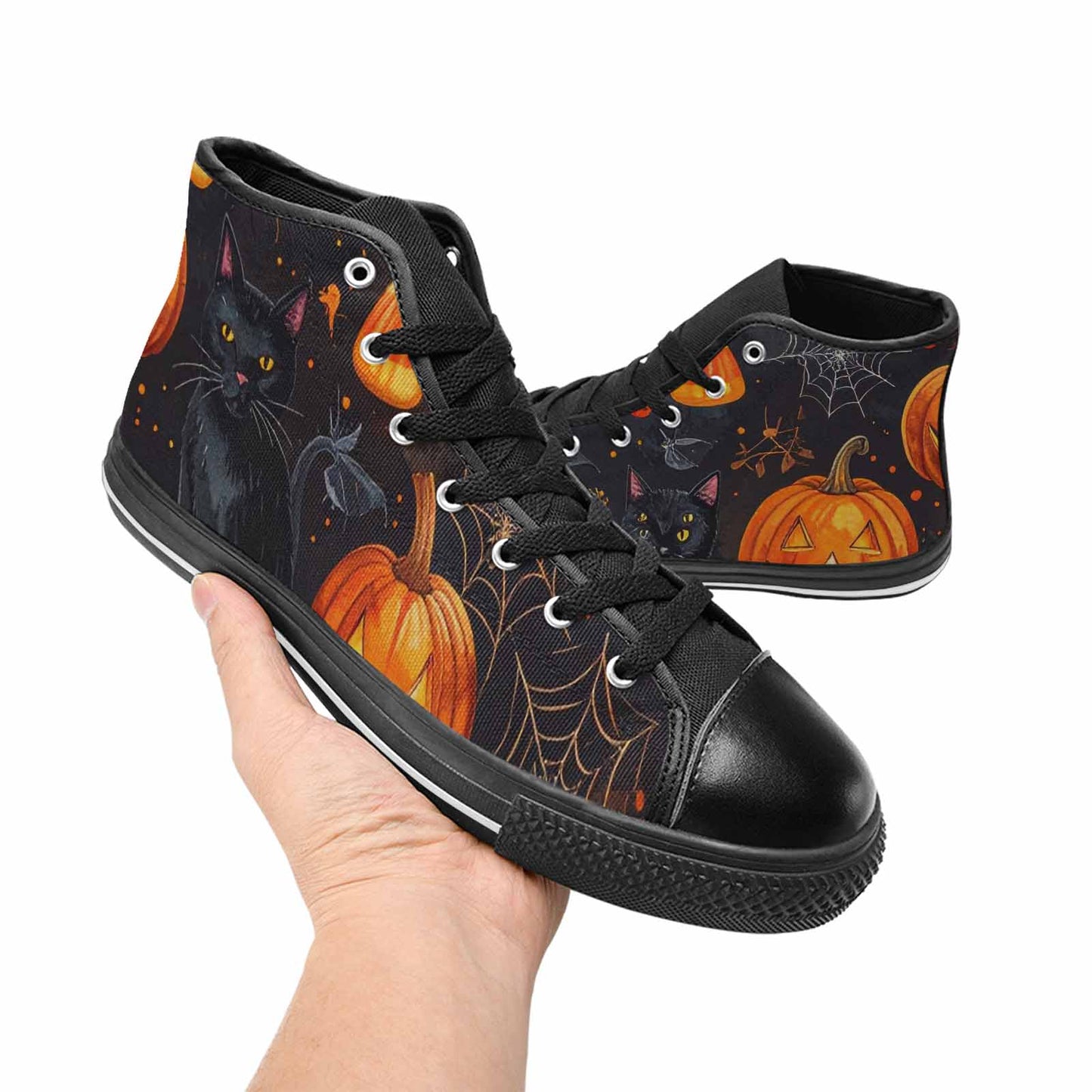 WOMEN'S Halloween High Top Canvas Y2K Sneakers