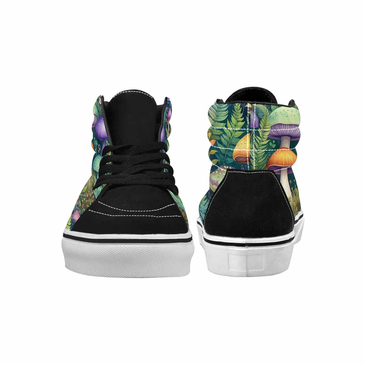 MEN'S Mushrooms  Botanical Mushrooms High Top Canvas Y2K Shoes