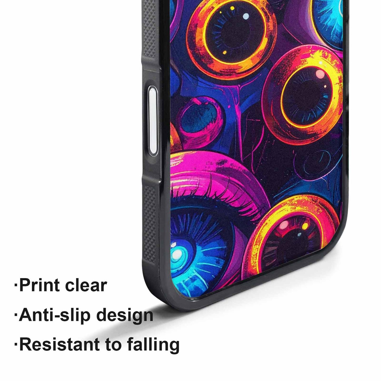 iPhone 17 Air Case — Seamless Tileable Pattern Of Overlapping Cartoon, Custom Printed Phone Case