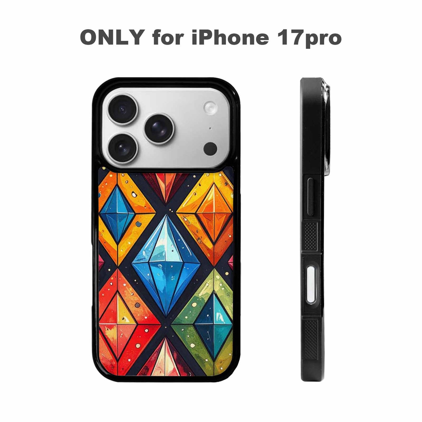 iPhone 17 Pro Case — Vintage Summer Diamond Retro Vintage, Customized Protective Case