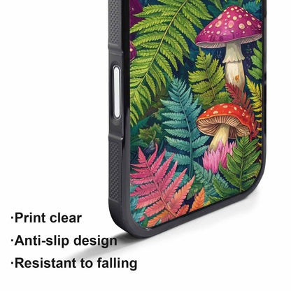 iPhone 17 Pro Case — Mushrooms Botanicalmushrooms P Opk Floral, Custom Printed Phone Case