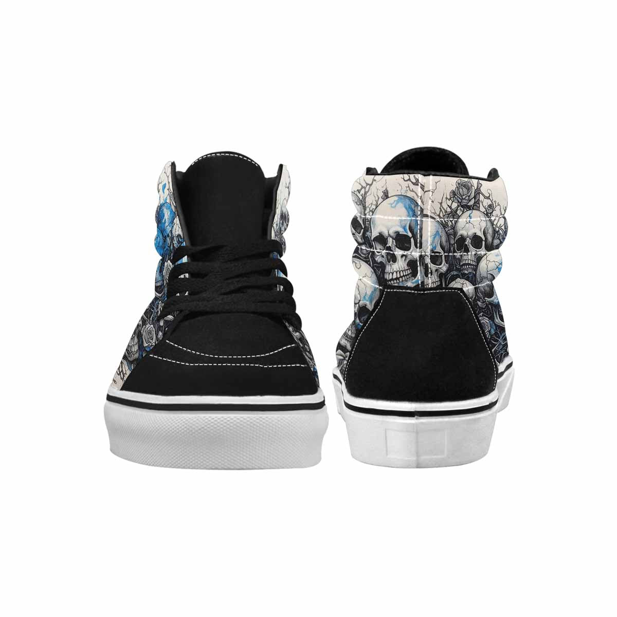 MEN'S Skull Roses High Top Canvas Dark Academia Sneakers