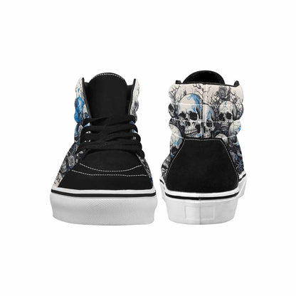 MEN'S Skull Roses High Top Canvas Dark Academia Sneakers