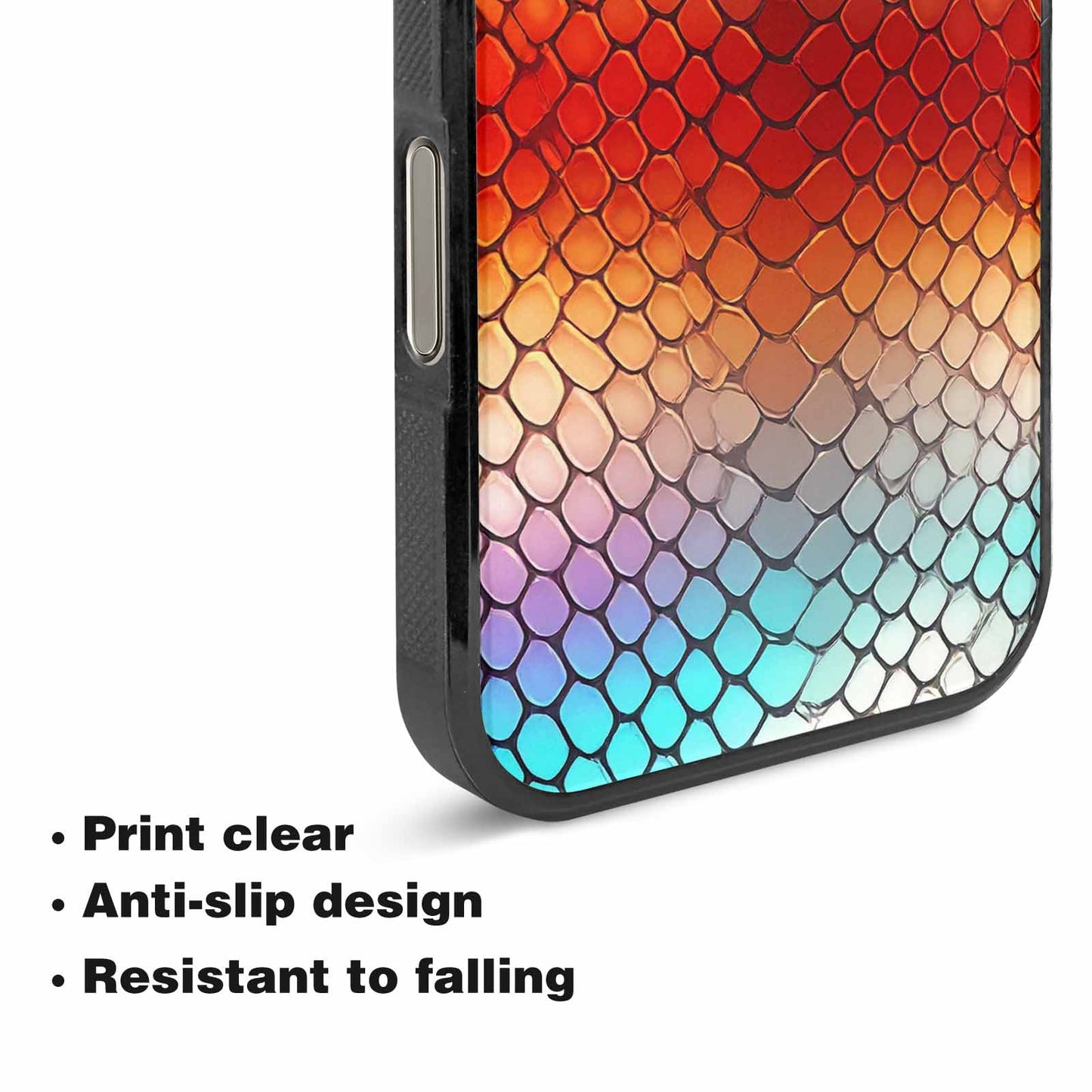 iPhone 16 Pro Case — Dark Snake Print Custom, Custom Made Phone Cover