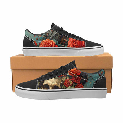 WOMEN'S More Overlapping Ontop Each Lace-Up Canvas Vibrant Chaos Sneakers