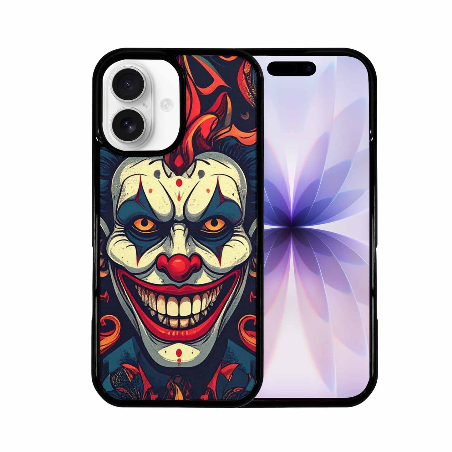 iPhone 17 Case — Evil Circus Heads Faces Cartoon Cute, Custom Phone Case