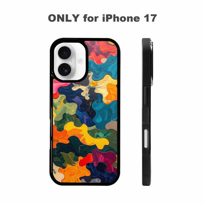 iPhone 17 Case — Camo Patches Full Color Camo, Custom Designed Case Cover