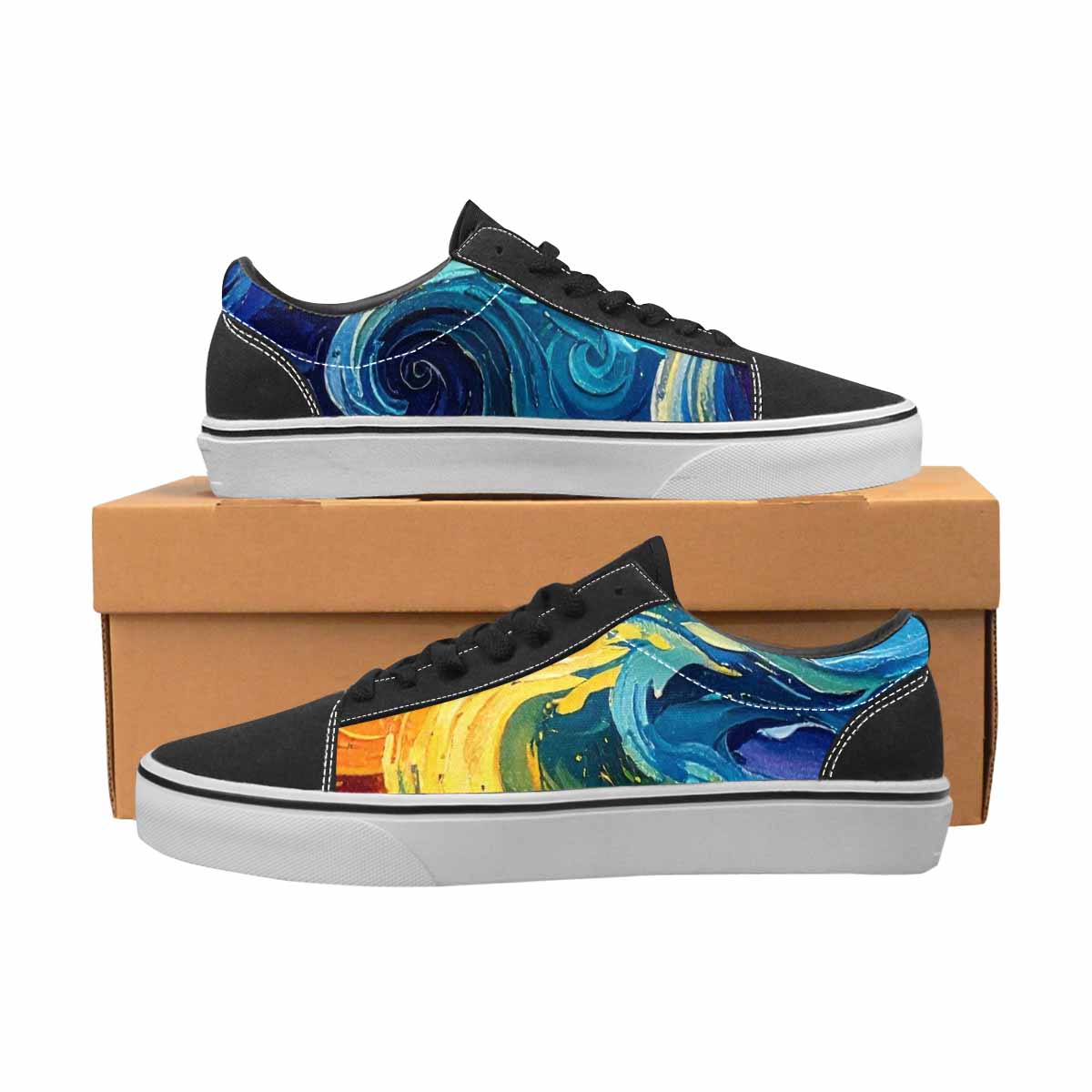 WOMEN'S Blend All Versions Canvas Lace-Up Vivid Custom Shoes