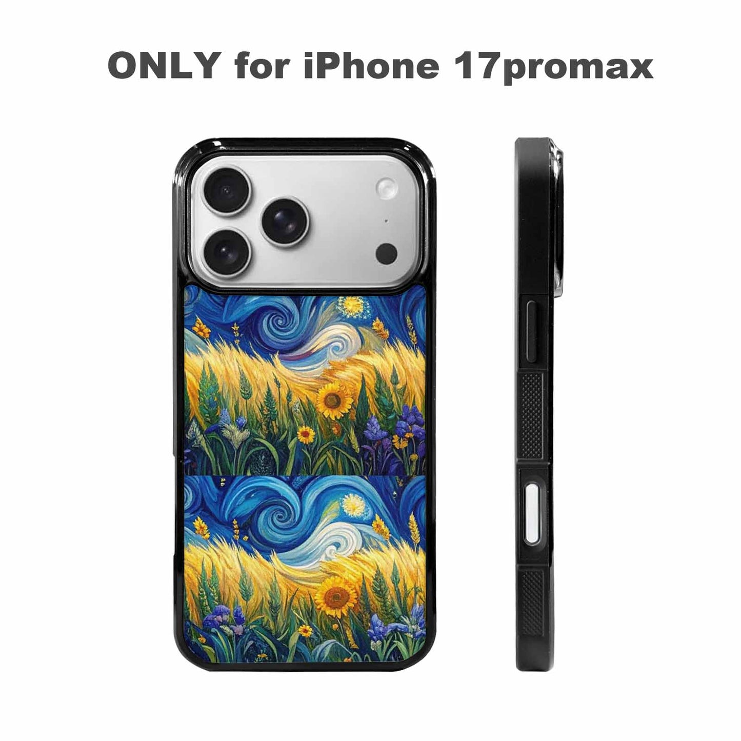 iPhone 17 Pro Max Case — Small Van Gogh Style Galaxy Space, Original Design Phone Case