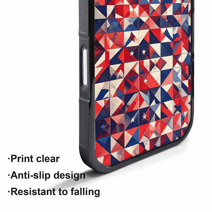 iPhone 17 Pro Case — Small American Flag Stars And Galaxy, Custom Made Phone Cover