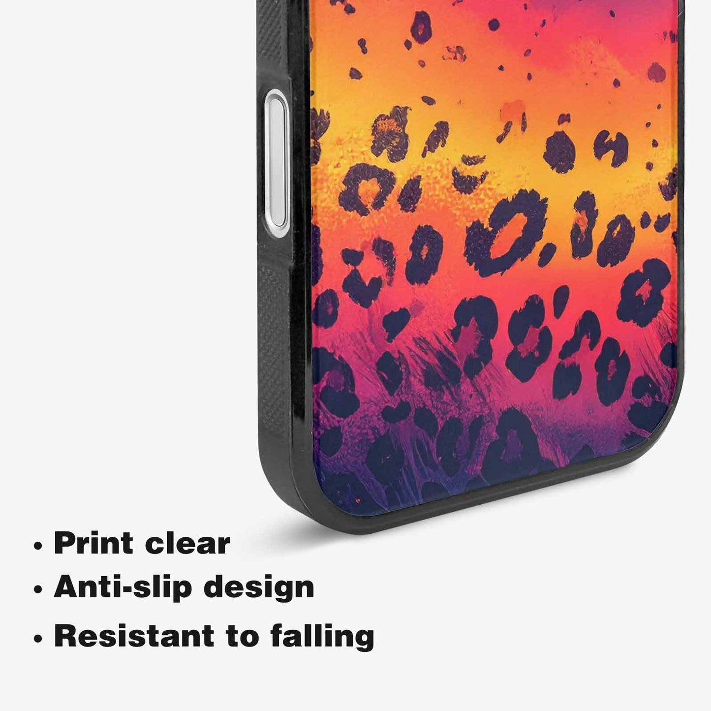 iPhone 16 Plus Case — Leopard Print Gradient, Customized Protective Case