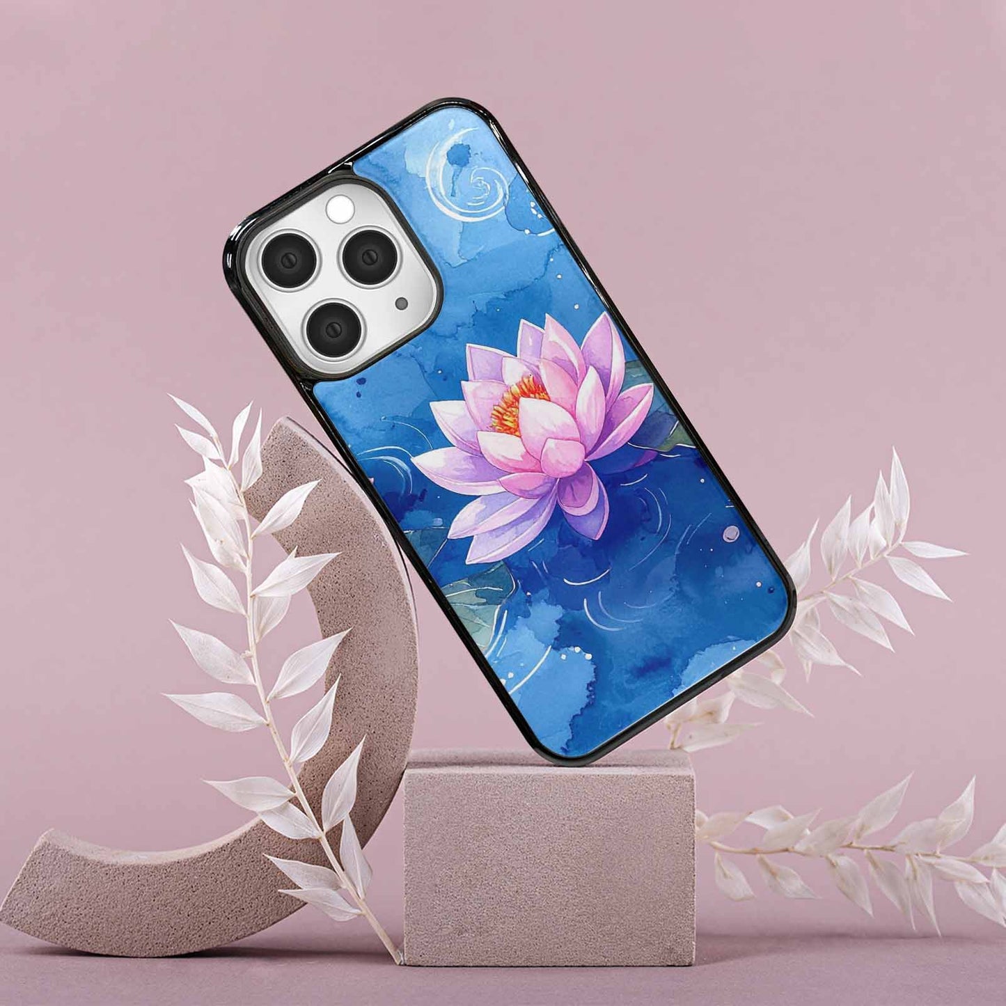 iPhone 15 Pro Max Case — Monet Water Lilies Painting Pattern, Original Design Phone Case
