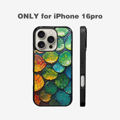 iPhone 16 Pro Case — Reptile Scale Full Color Vibrant Reptile, Personalized Phone Case
