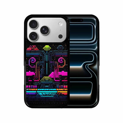 iPhone 17 Pro Case — Retro Pixel Art Pattern Bit Retro, Personalized Phone Case