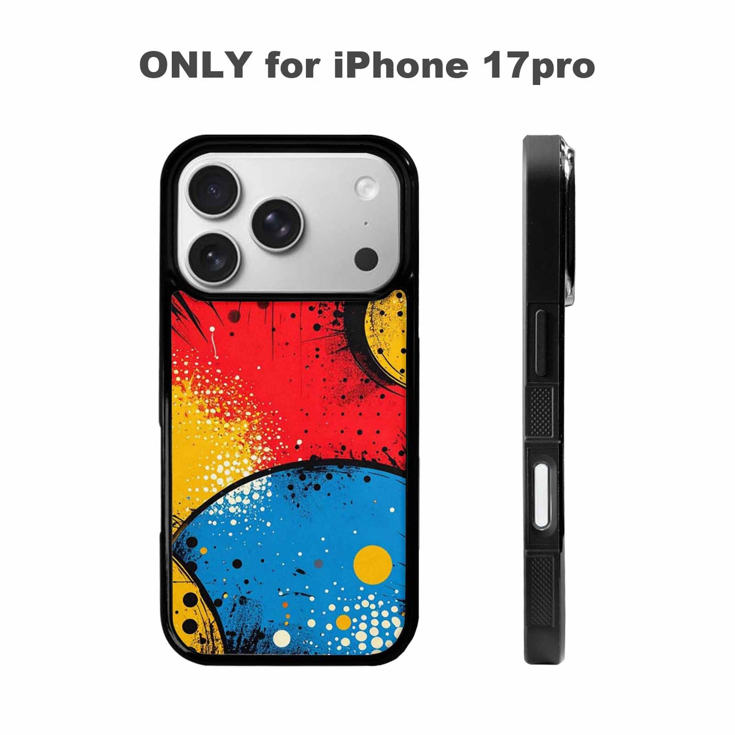 iPhone 17 Pro Case — Small Comic Book Halftone Dot Original, Custom Phone Case