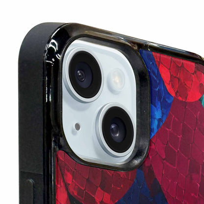iPhone 15 Plus Case — Dark Snake Print, Original Design Phone Case