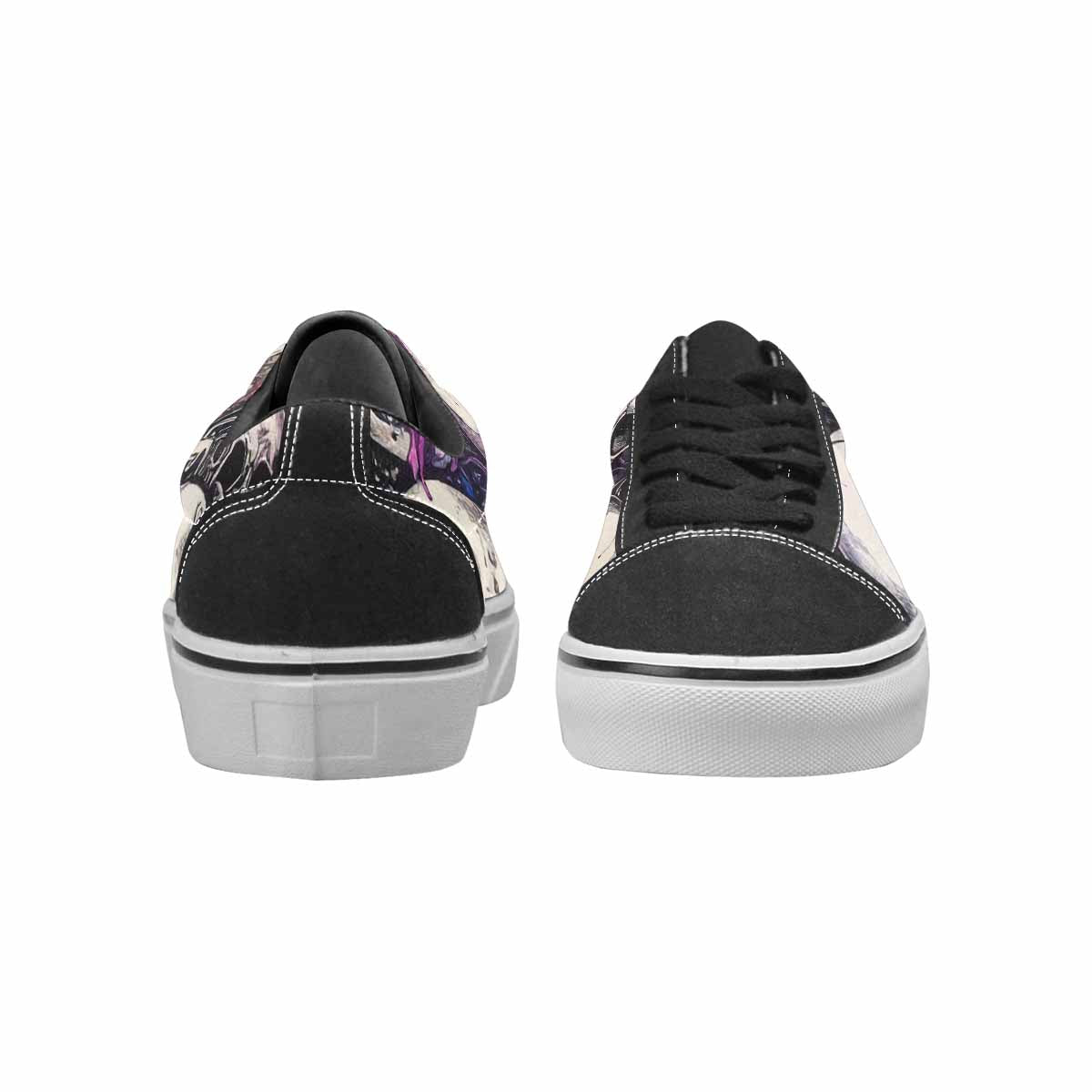 WOMEN'S Rainbow From Skull S Lace-Up Canvas Dreamlike Shoes