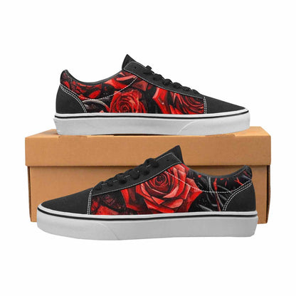 WOMEN'S Barbed Wire Coil Lace-Up Canvas Kaleidoscope Sneakers