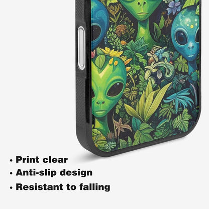 iPhone 16 Case — Aliens Pattern Hundreds Of Sma Giq, Original Design Phone Case