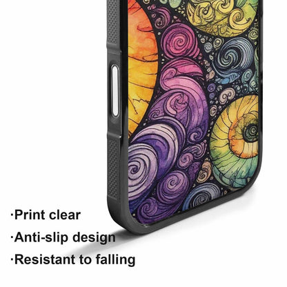 iPhone 17 Case — Tie Dye Swirls (black Tie Dye, Unique Phone Case Design