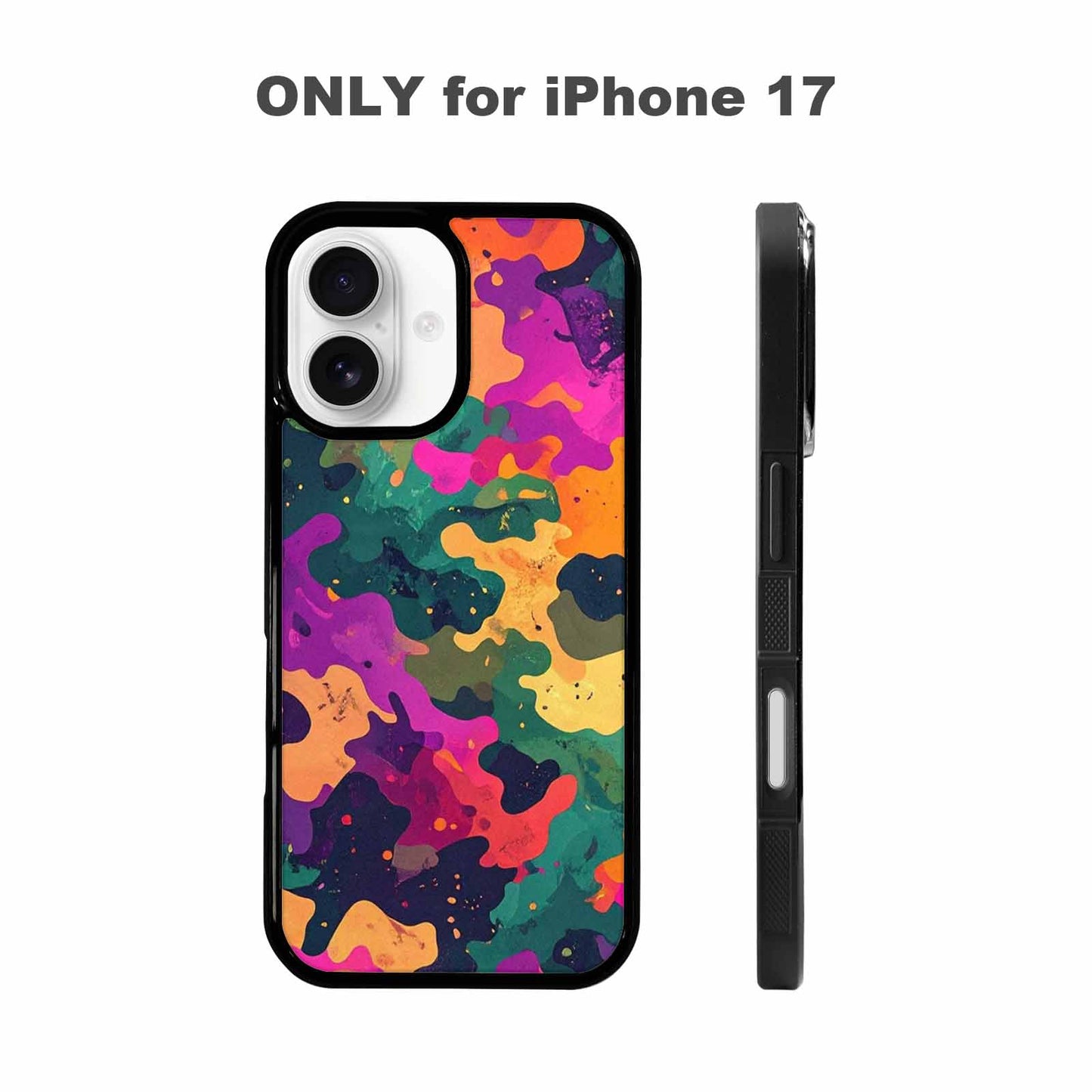 iPhone 17 Case — Small Military Camouflage Blotch Camo, Original Design Phone Case