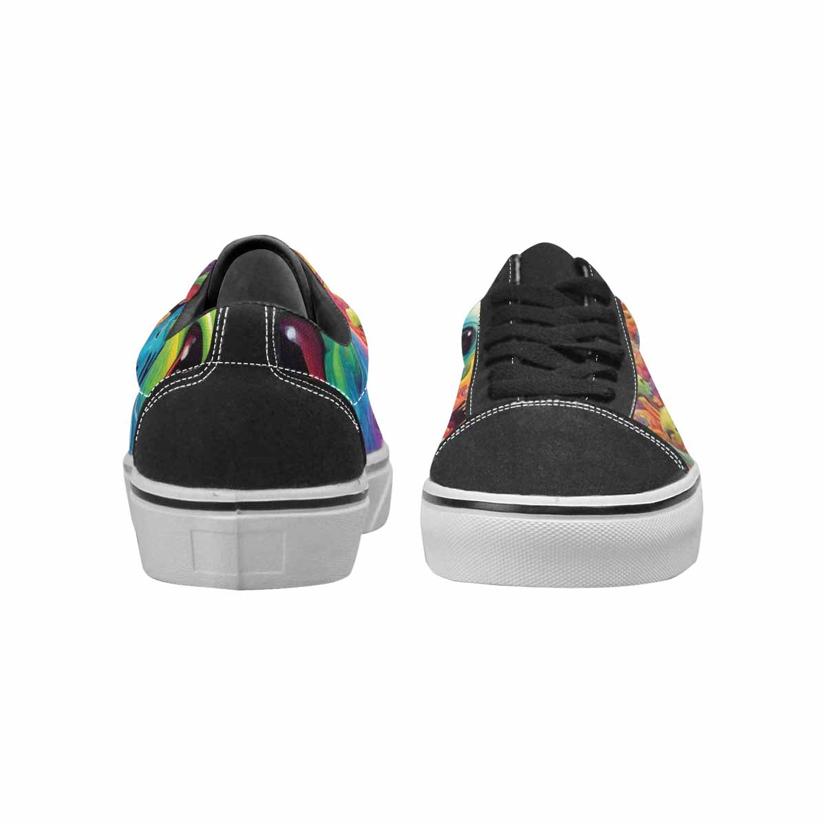 WOMEN'S Aliens  Tie Dye Lace-Up Canvas Dreamlike Shoes
