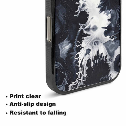 iPhone 15 Pro Max Case — Black White Animal Print, Custom Made Phone Cover