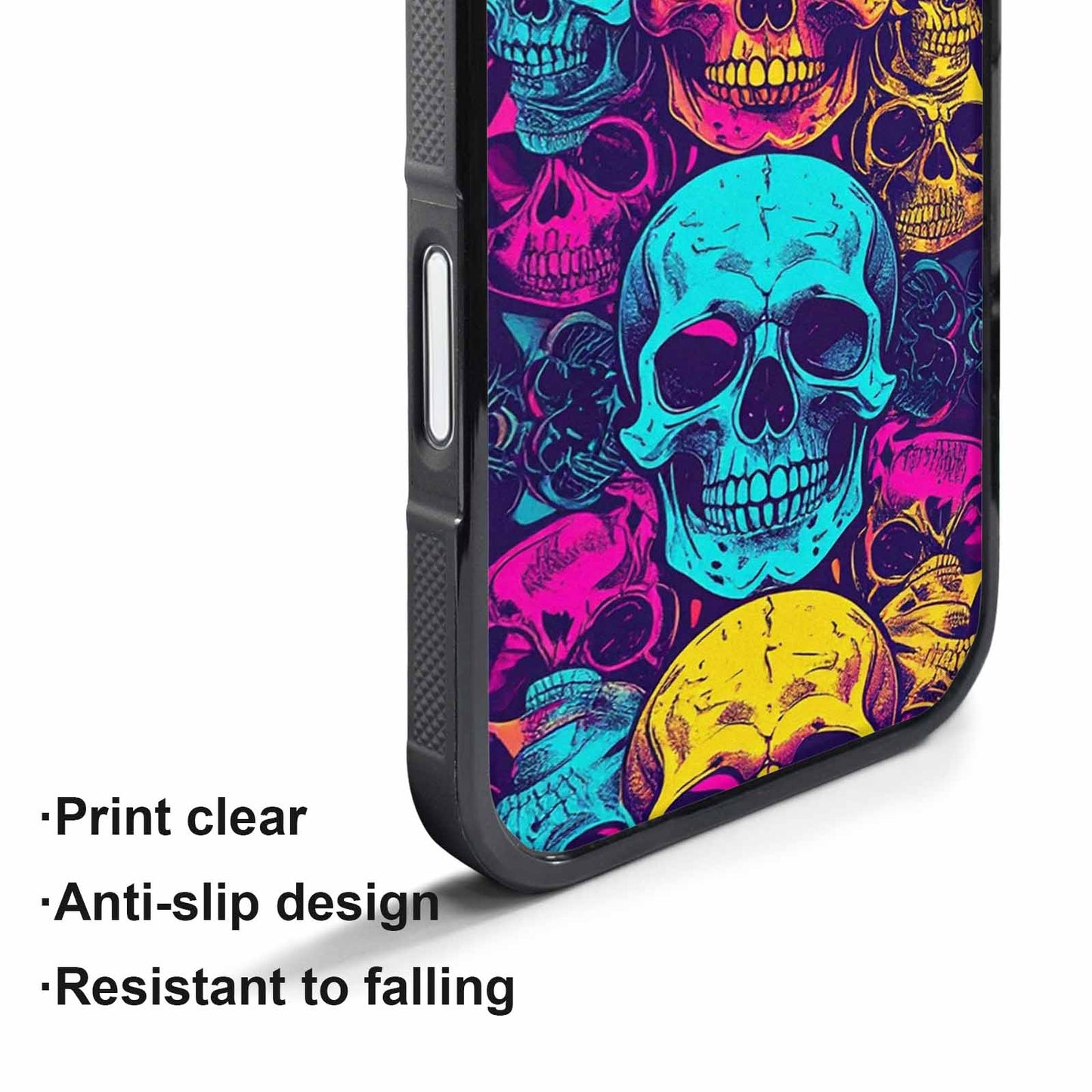 iPhone 17 Pro Case — Skull Dark Art Gothic Print Gothic, Personalized Phone Case