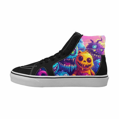 MEN'S Overlapping Endlessly No Empty High Top Canvas Dark Academia Custom Sneakers