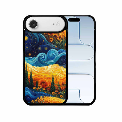 iPhone 17 Air Case — Small Van Gogh Style Swirl Galaxy, Custom Art Phone Cover