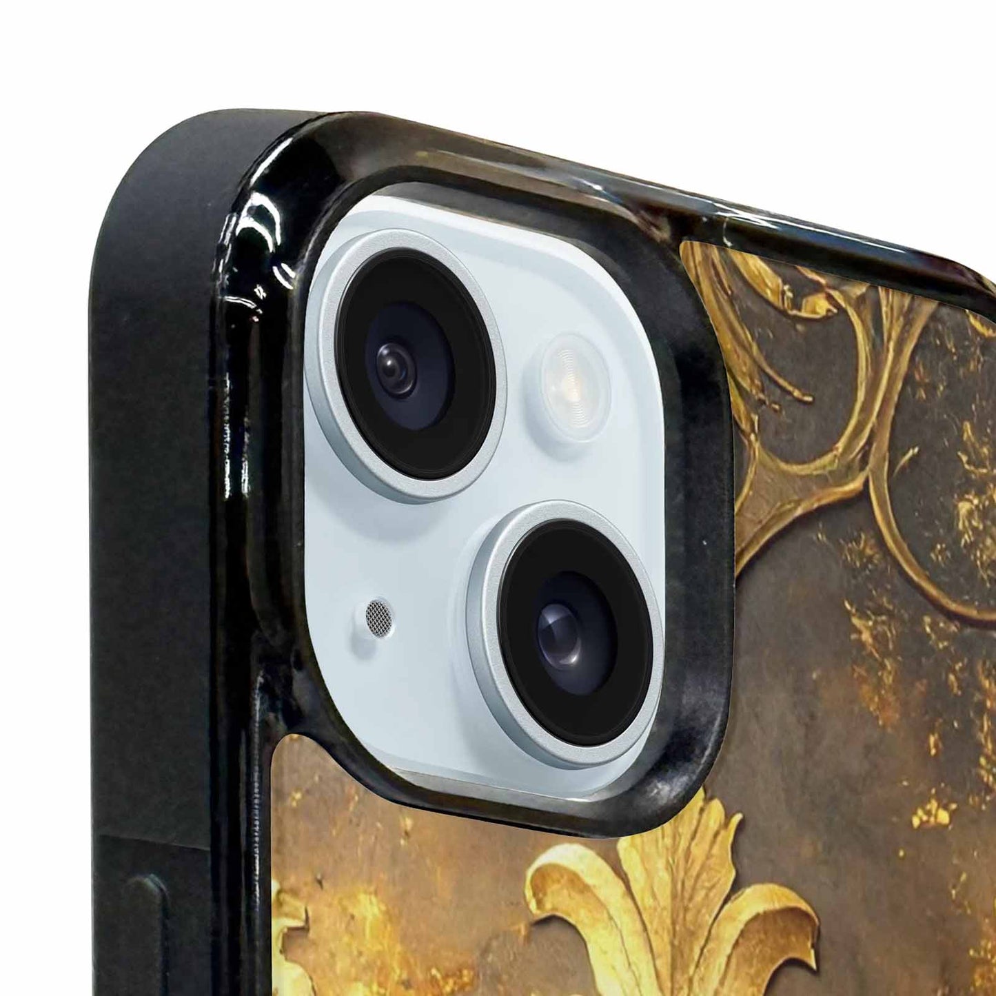 iPhone 15 Case — Klimt Gold Leaf Artwork Pattern, Custom Made Phone Cover