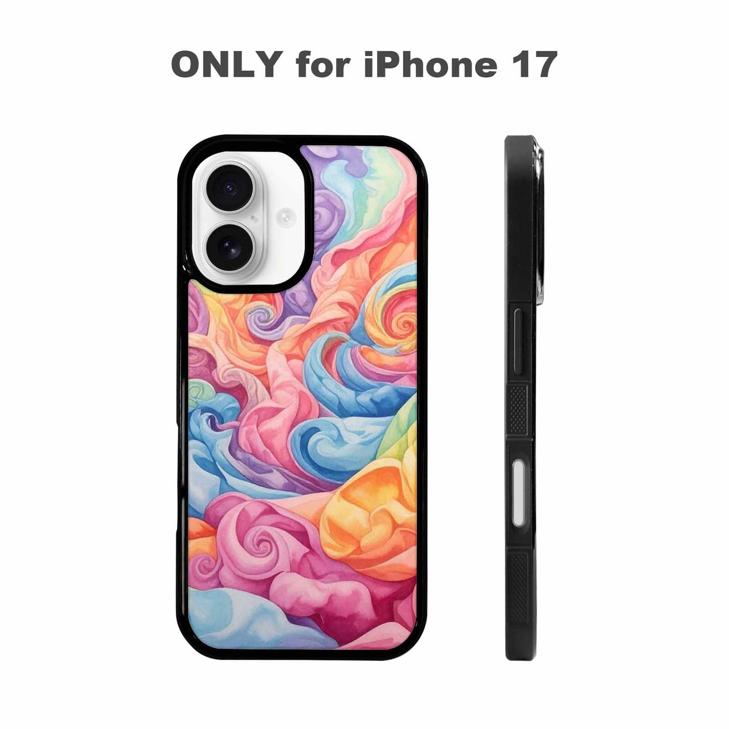 iPhone 17 Case — Tie Dye Swirls Tie Dye, Custom Print Case Cover