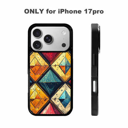 iPhone 17 Pro Case — Vintage Summer Diamond Retro Vintage, Original Design Phone Case