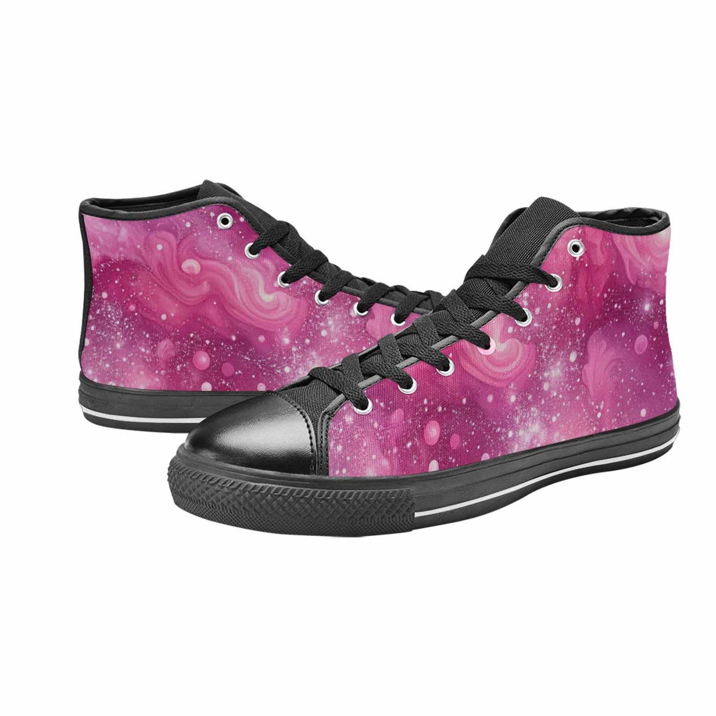 MEN'S Galaxy Art - High Top Canvas Y2K Sneakers