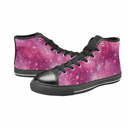 MEN'S Galaxy Art - High Top Canvas Y2K Sneakers