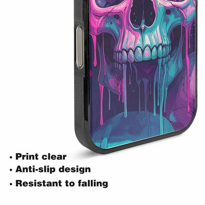 iPhone 15 Pro Max Case — 1000\'s Of Skulls Overlapping Each Other, Personalized Phone Case