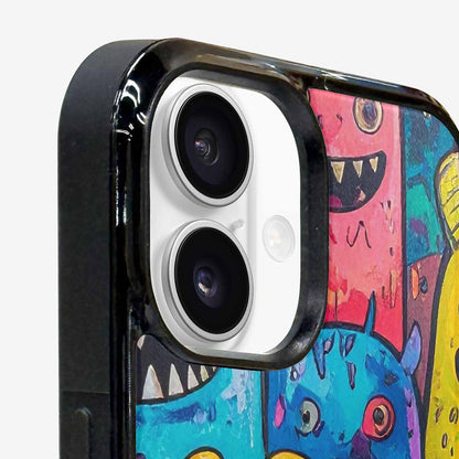 iPhone 16 Plus Case — Goofy Cartoon Monster, Custom Made Phone Cover