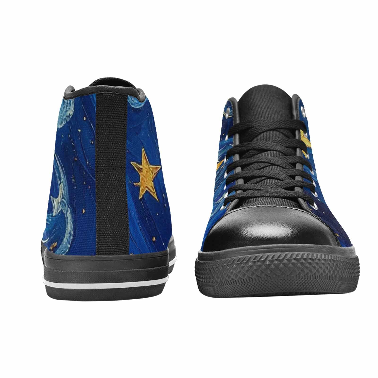 MEN'S Starry Night Galaxy High Top Canvas Y2K Sneakers