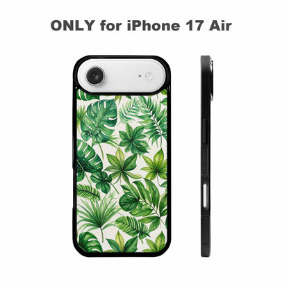 iPhone 17 Air Case — Small Seven Point Palmate Leaf Floral, Unique Phone Case Design