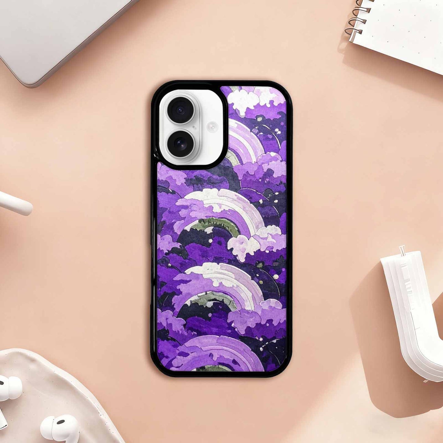 iPhone 17 Case — Vivid Camo Genderqueer Camo, Custom Printed Phone Case