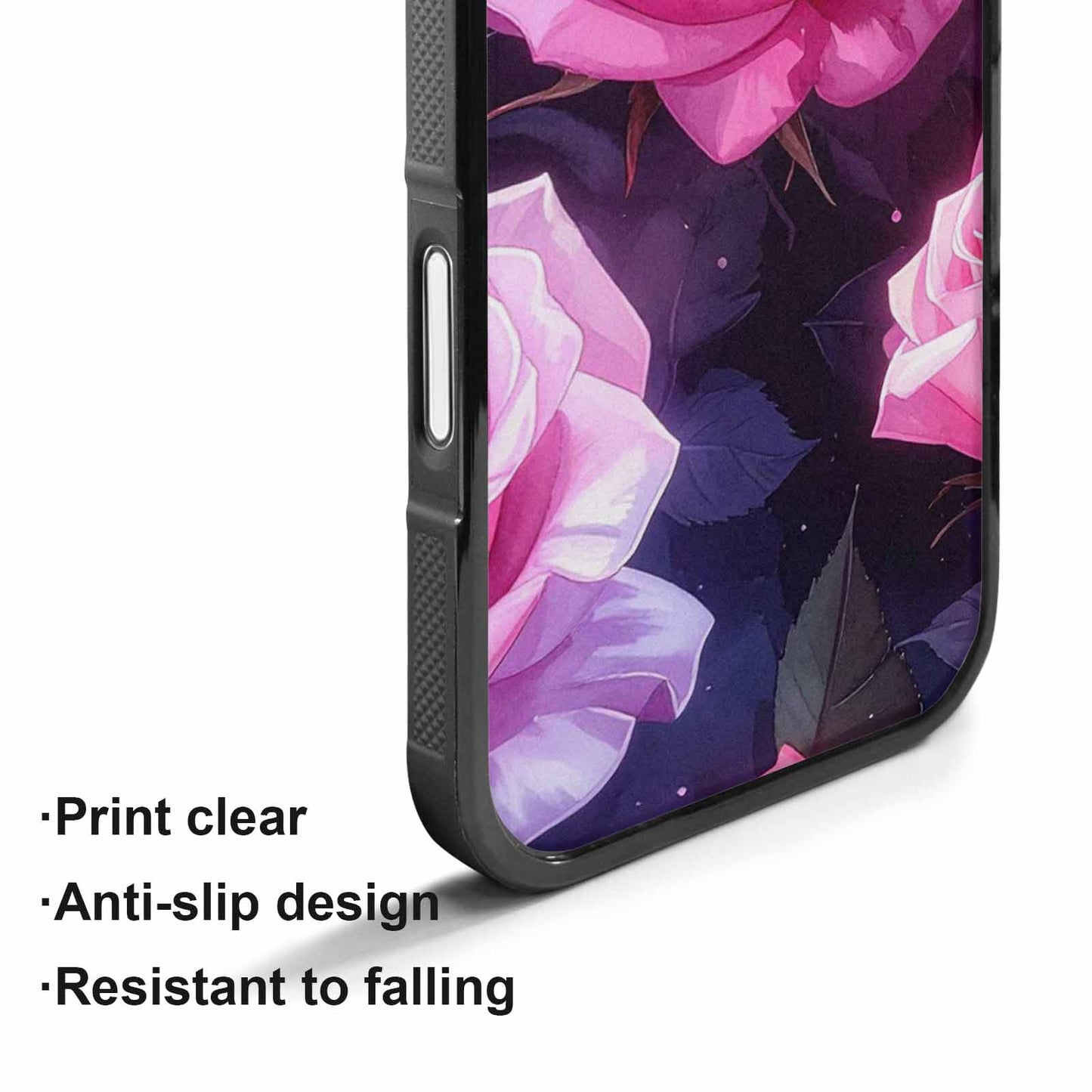 iPhone 17 Case — Watercolor Marble Rose Watercolor Abstract, Custom Print Case Cover