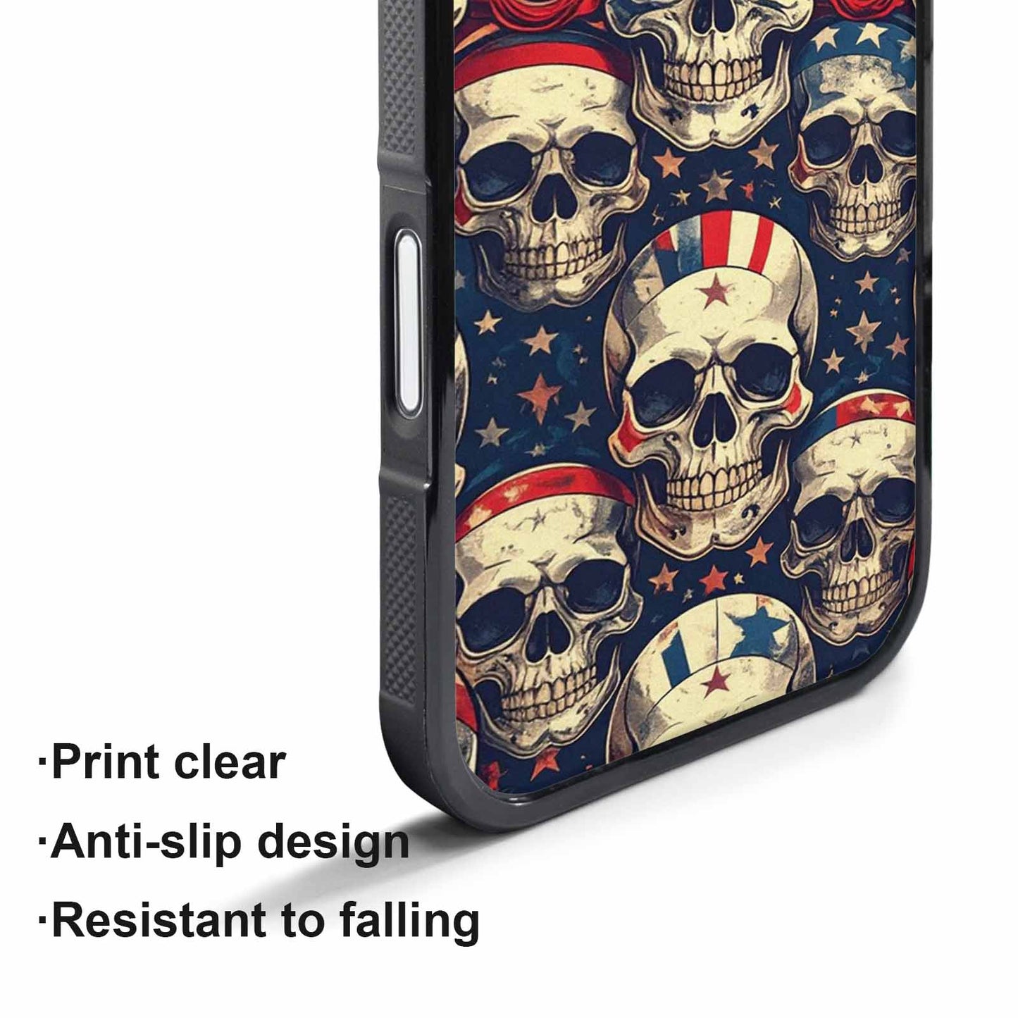 iPhone 17 Pro Case — Skull Dark Art Gothic Print Gothic, Unique Phone Case Design