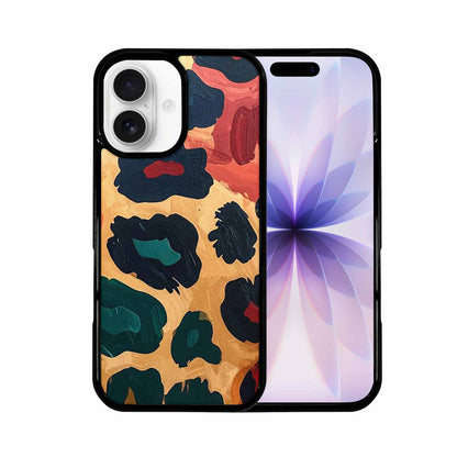 iPhone 17 Case — Leopard Wallpaper Print Animal Print, Custom Printed Phone Case
