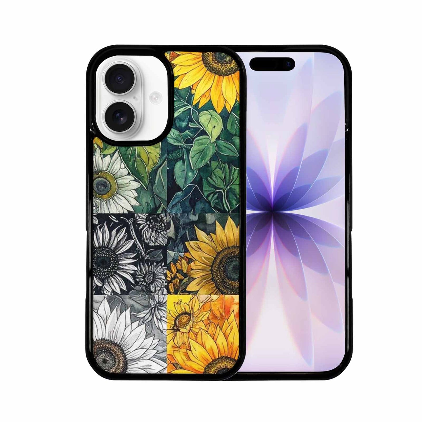 iPhone 17 Case — Small Sunflower Pattern, Randomly Floral, Personalized Phone Case