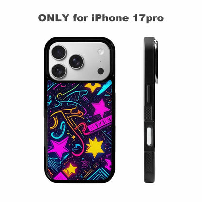 iPhone 17 Pro Case — Retro Motif Retro Motifs Pattern Retro, Custom Designed Case Cover
